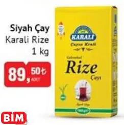 RİZE   SİYAH ÇAY KARALİ